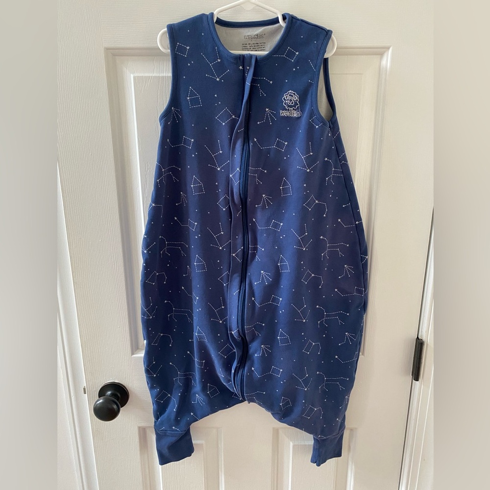 Woolino Baby Blue Constellation Sleep Bag